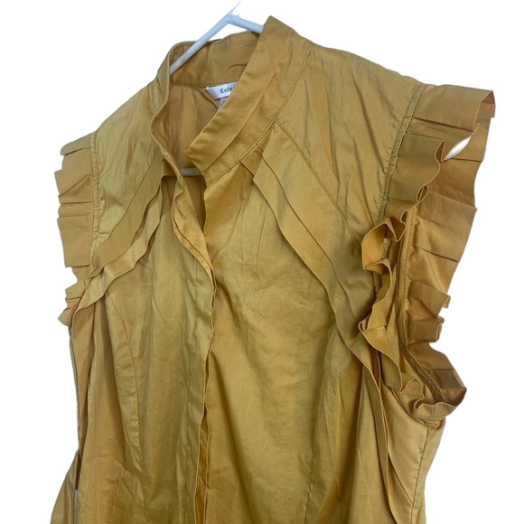 ESLEY {Anthropologie} Cotton Midi Dress - Picture 6 of 10